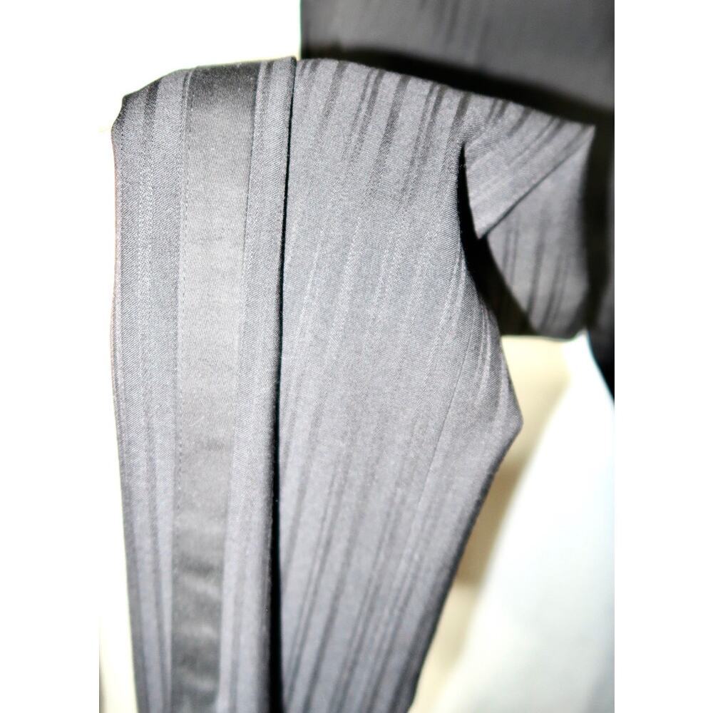 Dolce & Gabbana Straight Leg High Waisted Ribbon Striped Down Sides Size 32 - Picture 3 of 6